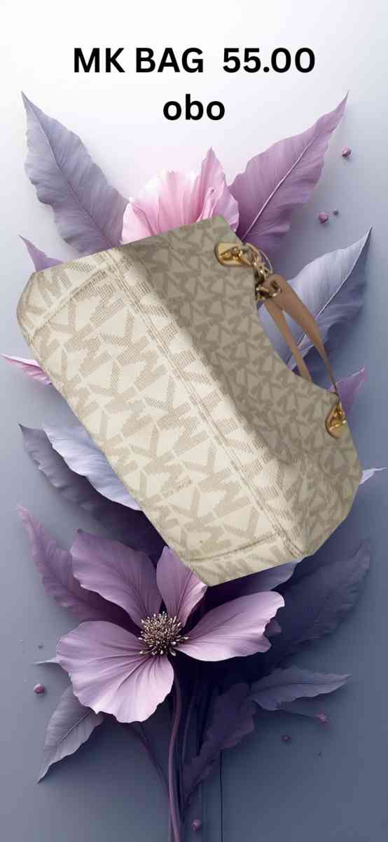 Mk bag beige cream