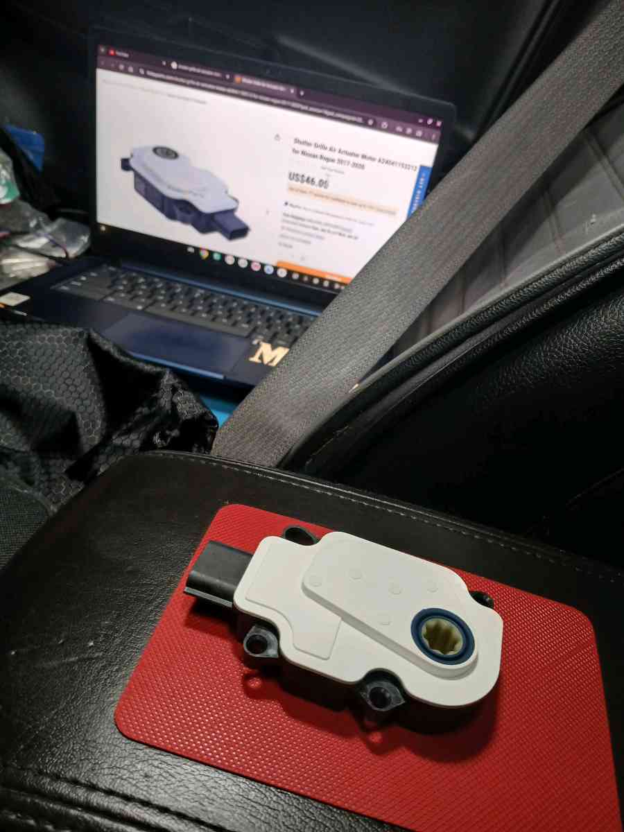 Shutter Grille Air Actuator Motor Nissan Rogue 2017 to 2020