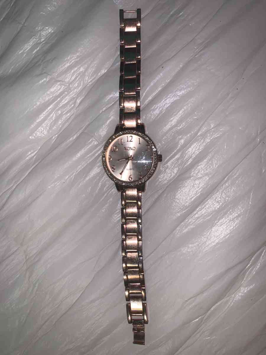 xoxo gold plated watch