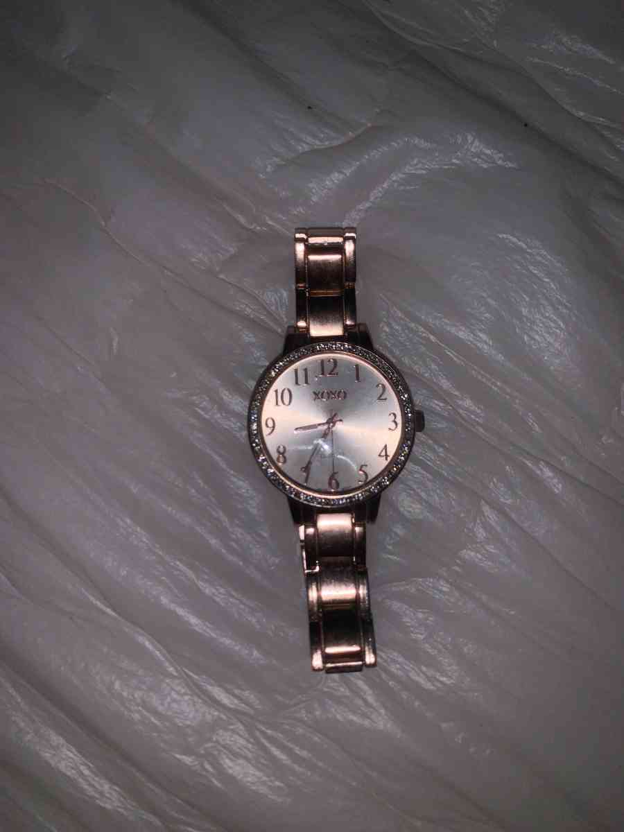 xoxo gold plated watch
