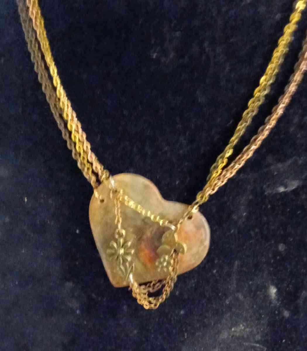 multiple change on a heart with flowers