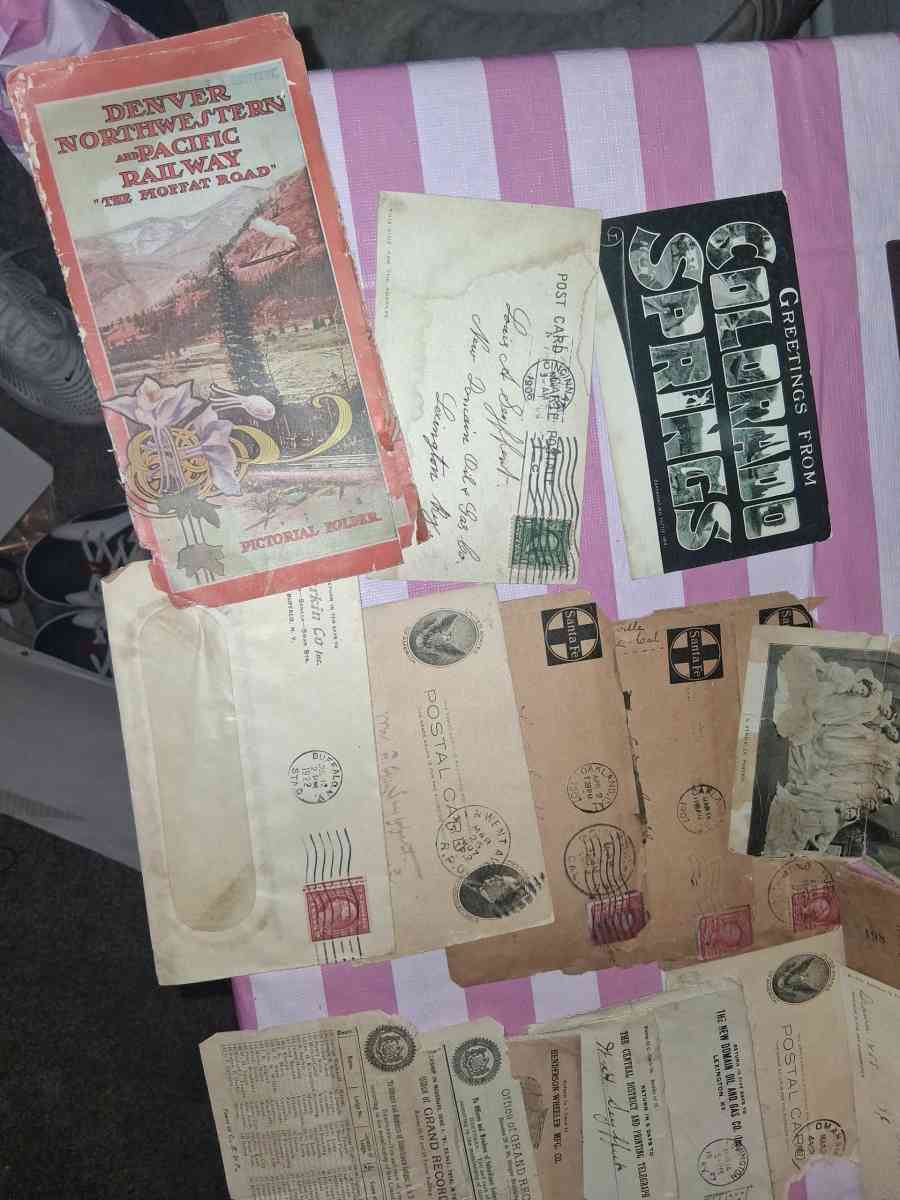old letters and post cards