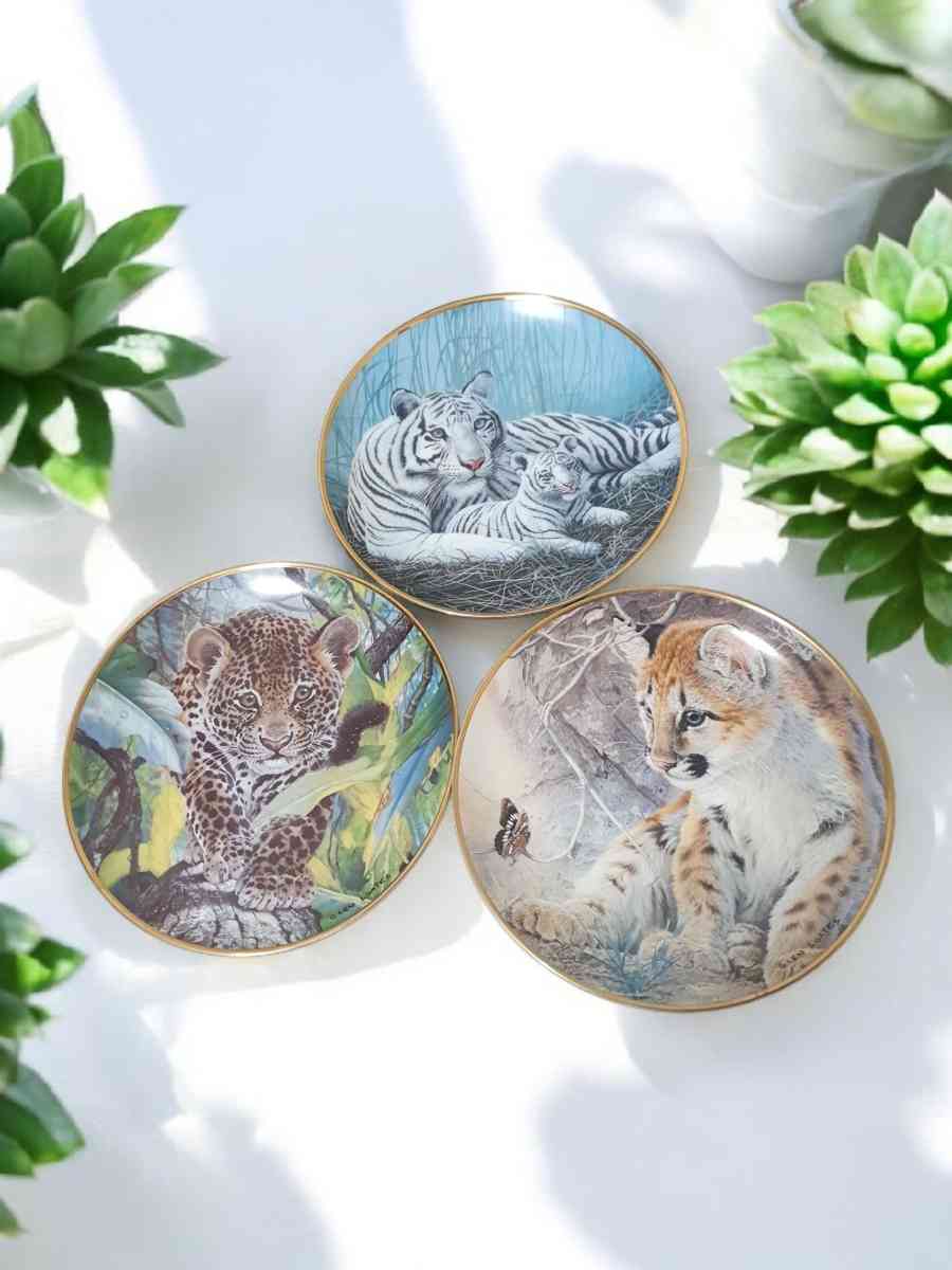 SET of 3 Franklin Mint  Collector Plates 8