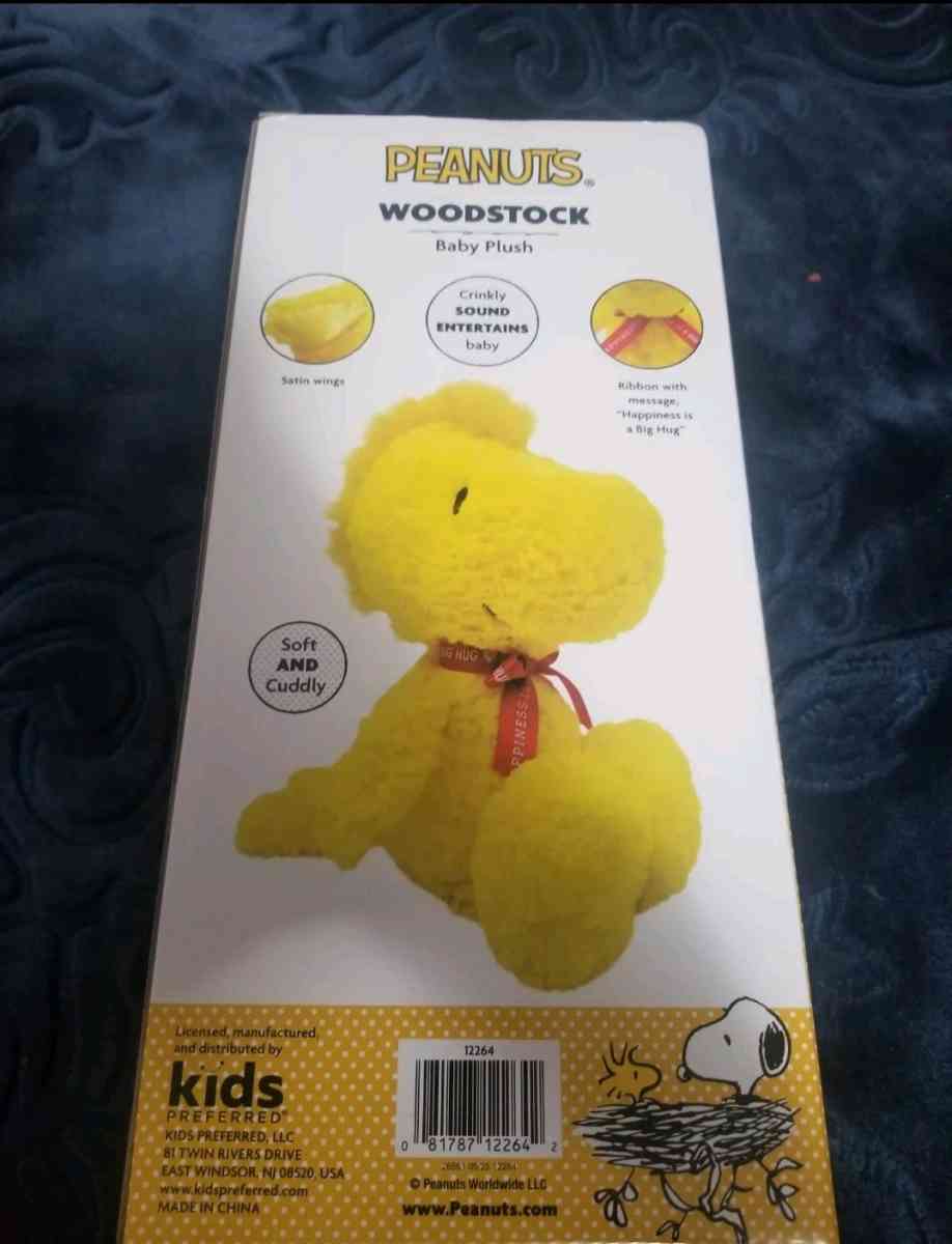 Peanuts Woodstock Baby Plush  NEW