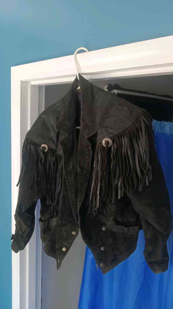 Leather Swead Small Womens Jacket