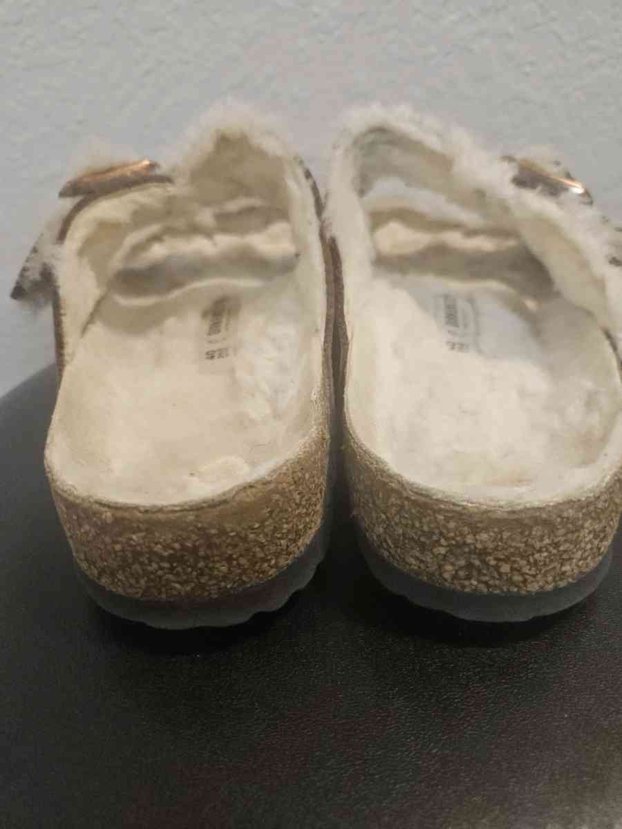 Birkenstock Arizona Fur Shearling Sandals