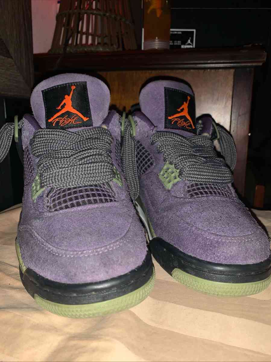 Jordan 4 air retro purple canyons