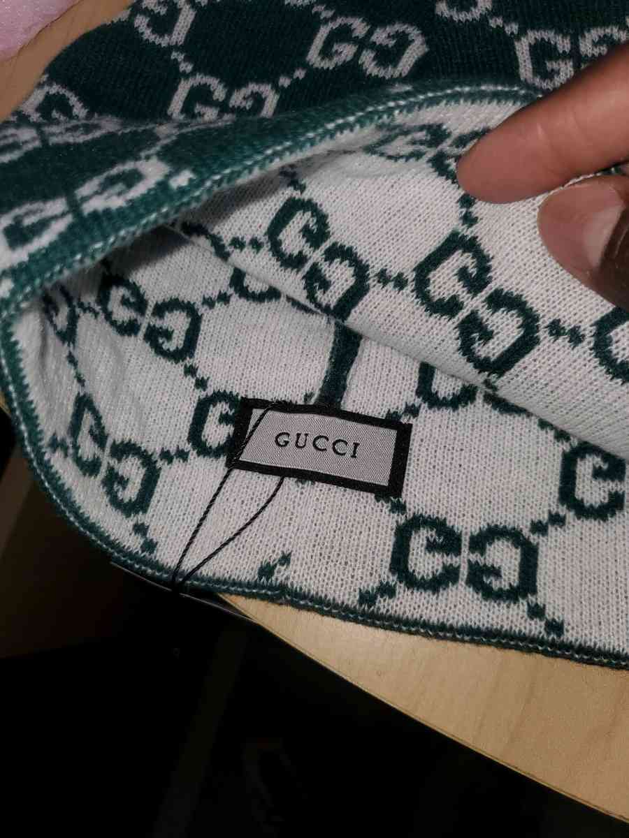 Teal and White Logo Beanie