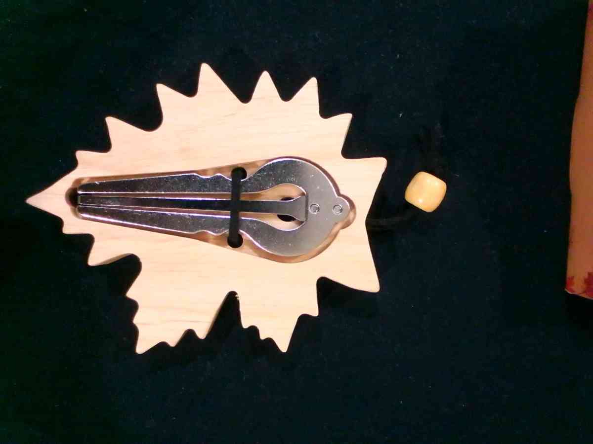 jaw harp with wooden case