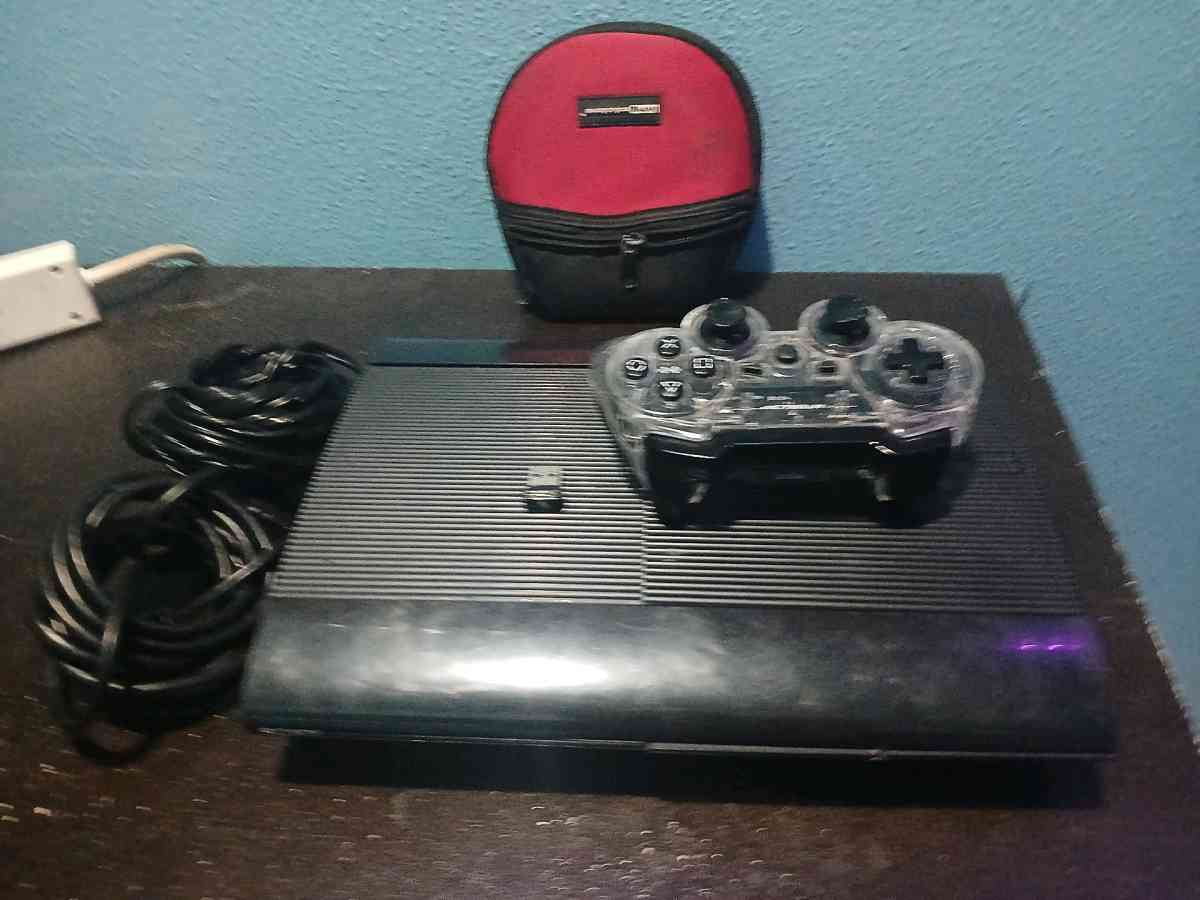 PS3 Super Slim plus Game Lot