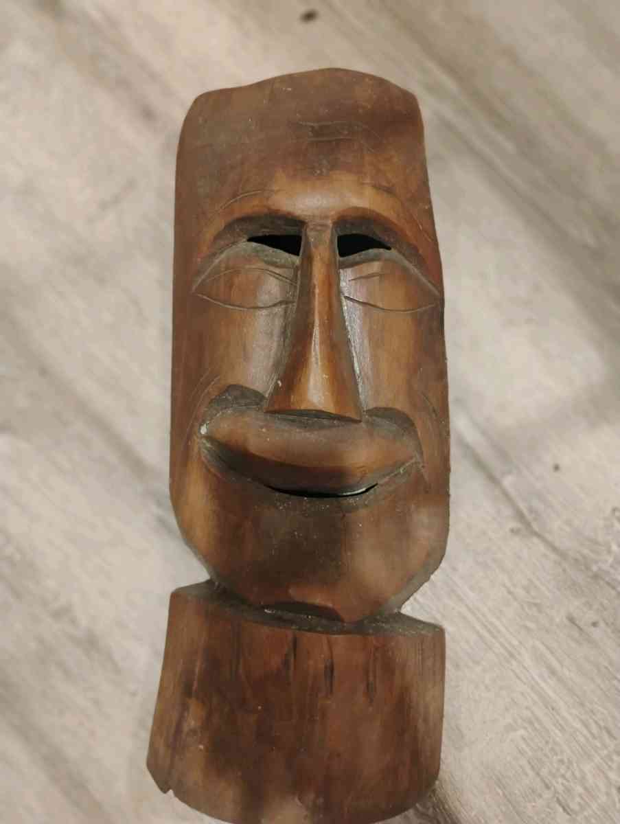 HandCarved Wooden Masks  Large Statement Wall Art Numbered