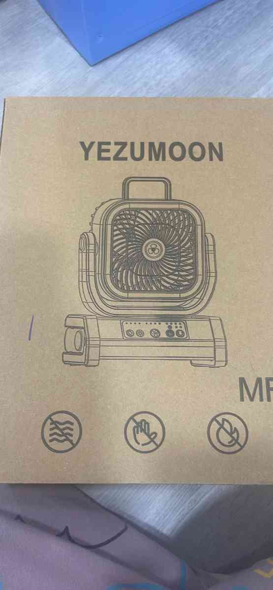 30000wAh LED Camping Fan with Remote 4 Speeds