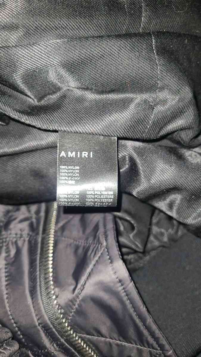 amiri jacket medium mens quilted