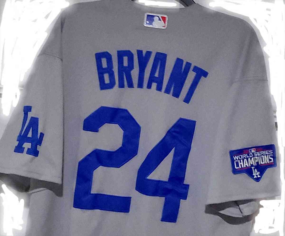K8BE BRYANT LA Dodgers Jesrsey