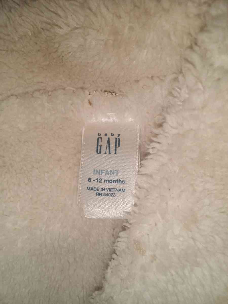 gap 6 to 12 months jacket and hat