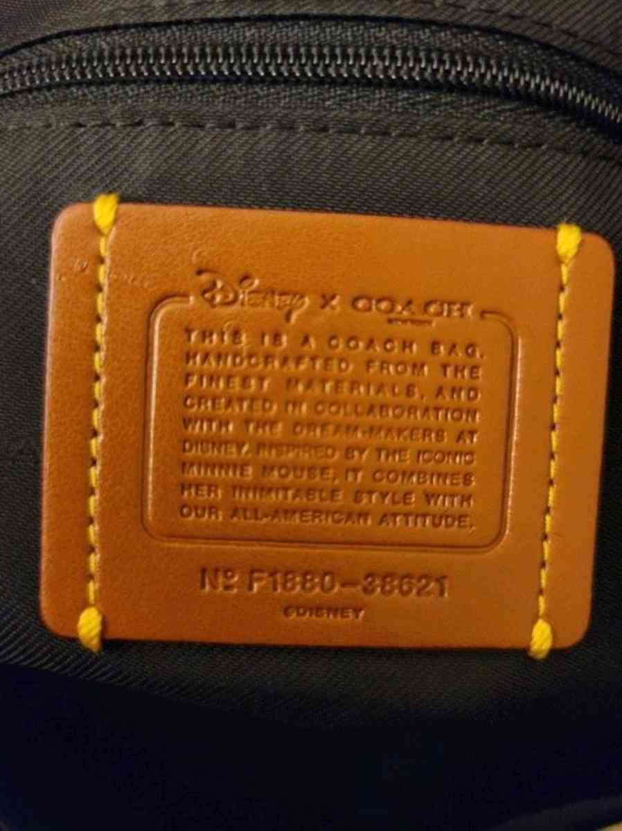 Minnie mouse coach purse