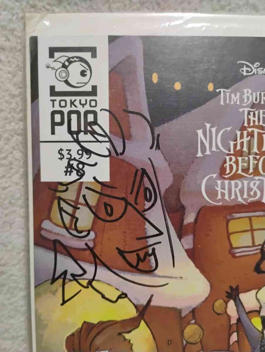 Nightmare before Christmas Zeros journey Issue 8 signed