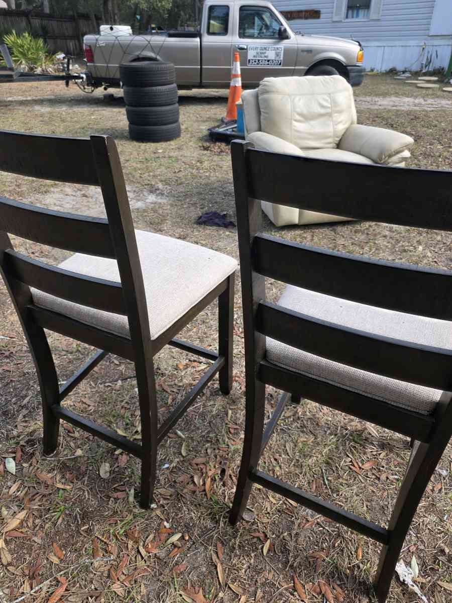 2 nice chairs solid wood