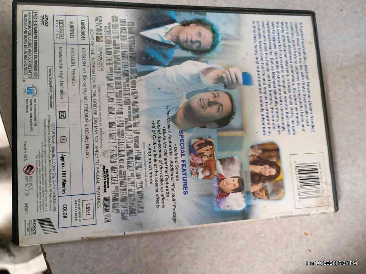 Adam Sandler DVDS 2 for 1