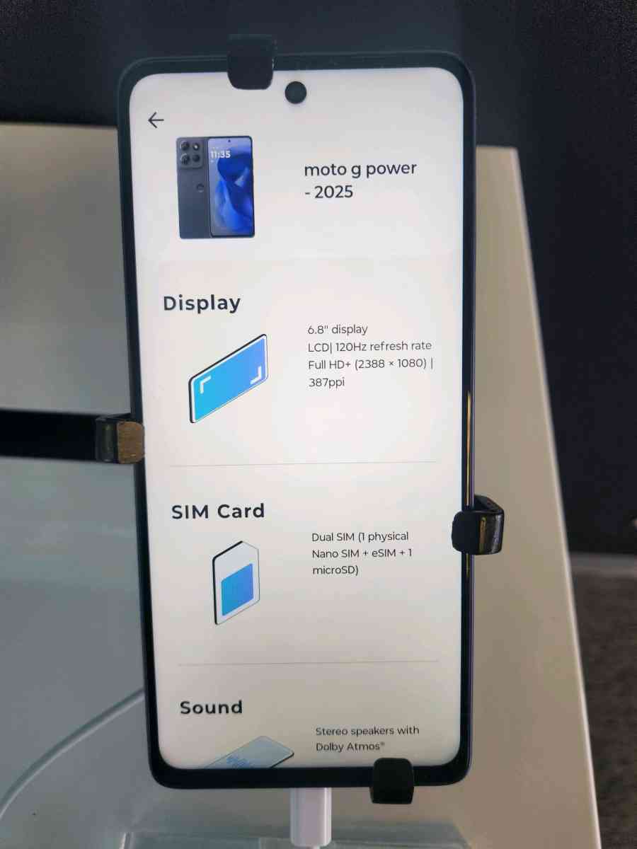 Motorola Moto G Power 2025 5G 128GB Blue