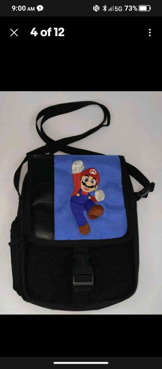 super Mario back pack