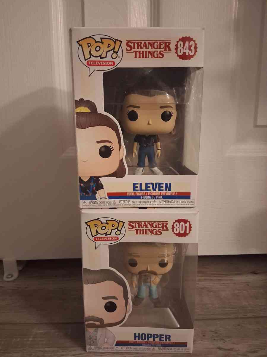 stranger things pop figures