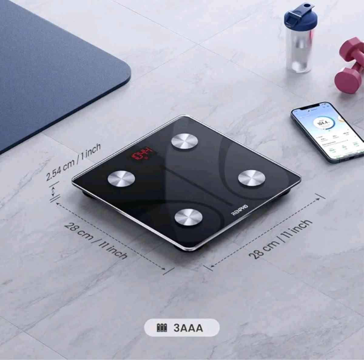 Digital LED Bathroom Smart Scale for Body Weight BMI BodyFat