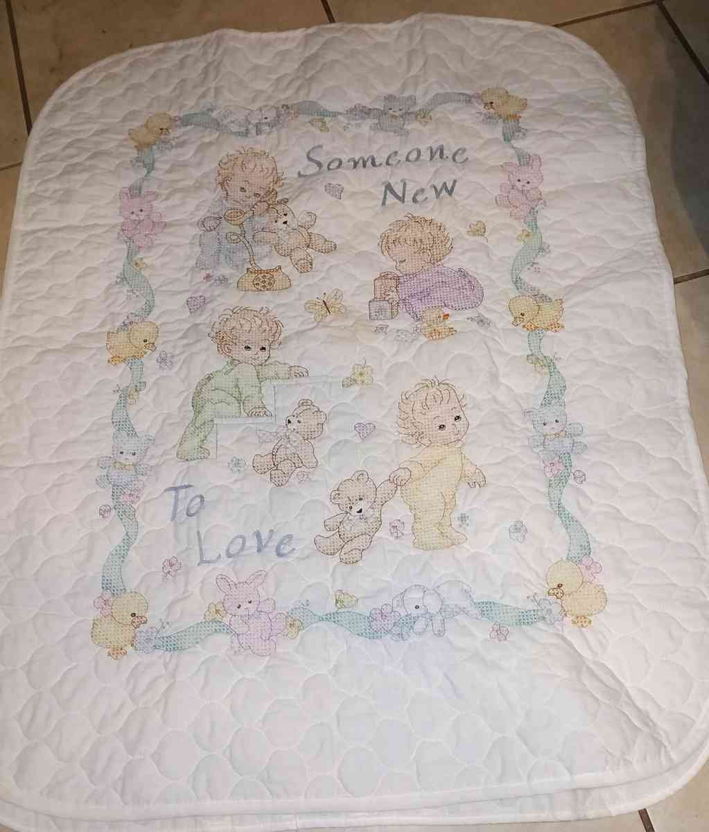 Baby Squares Quilt crossstitch blanket