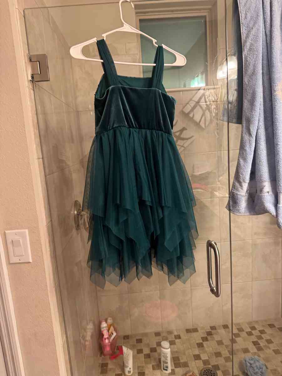 Green suit sequin dress size 10