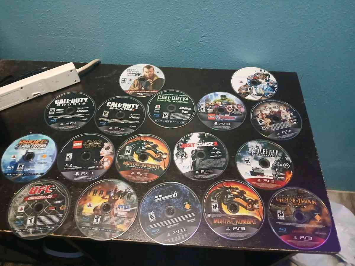 PS3 Super Slim plus Game Lot