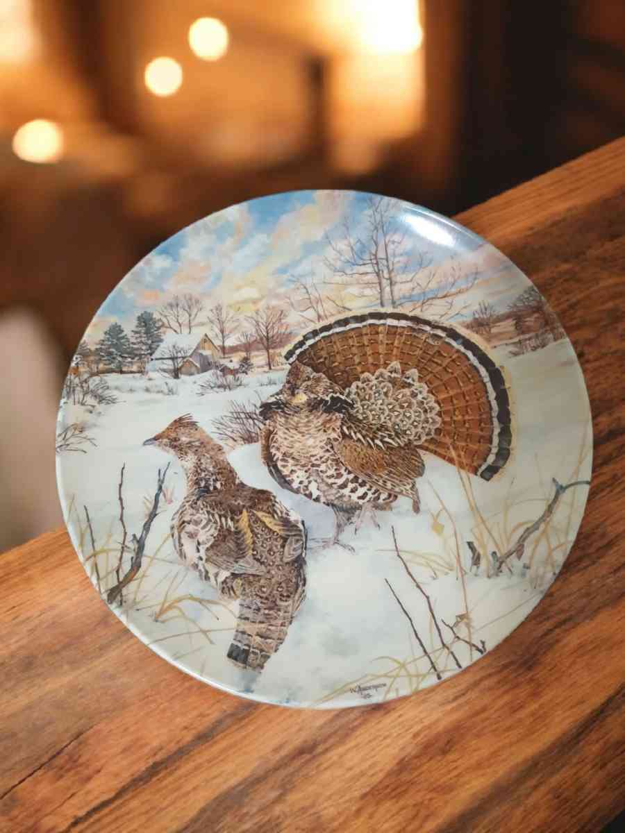 Bradford Exchange Collectors Plate  The Grouse 1986