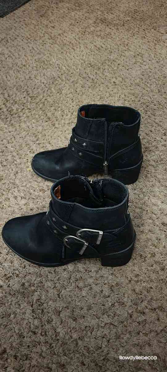 womens 7 and a half harley boots