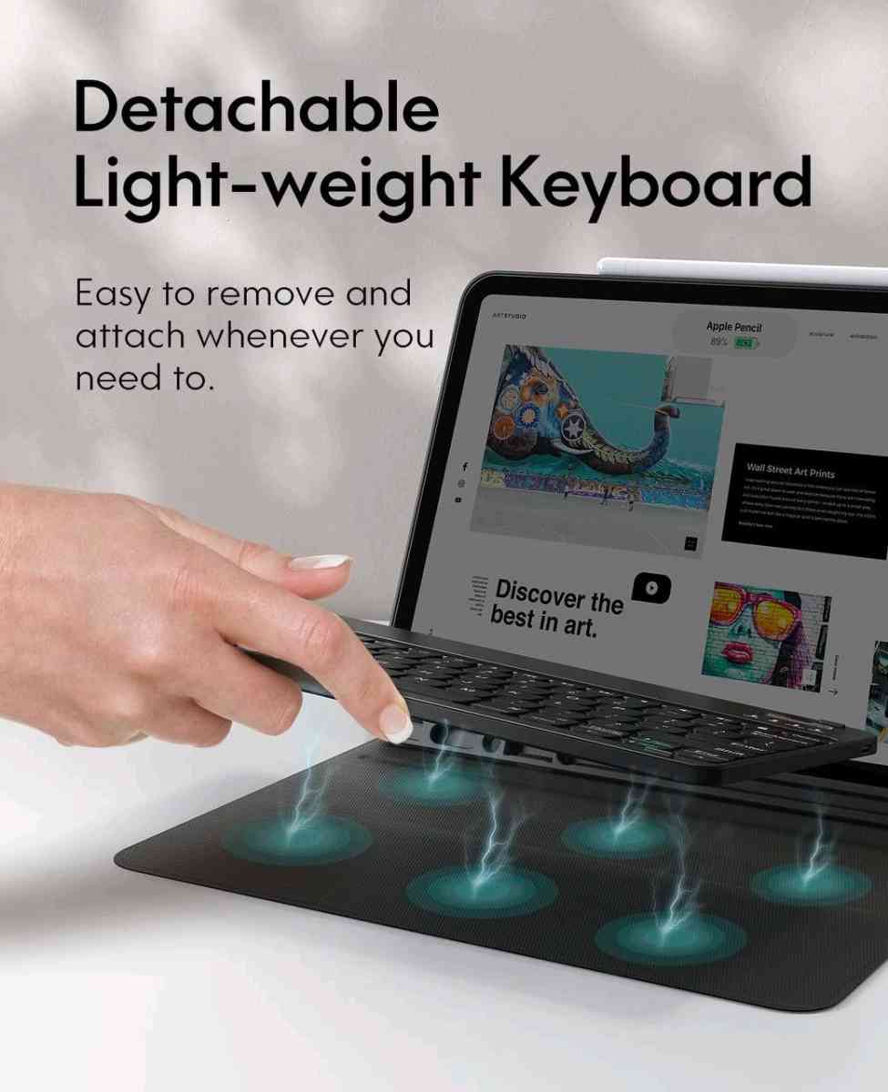 Keyboard for iPad Air 13 M3M2 20252024 iPad Pro 129 inch Cas