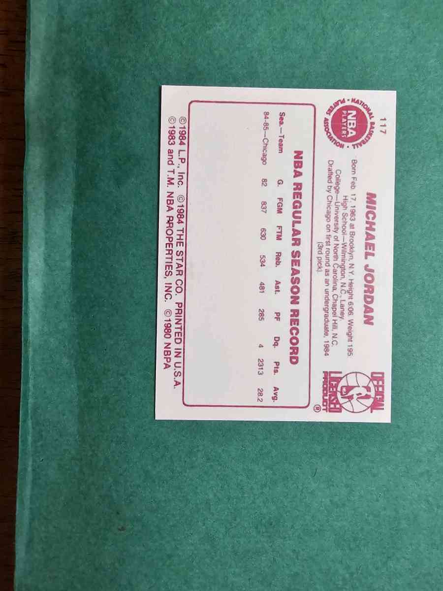 Michael Jordan Star Co 117