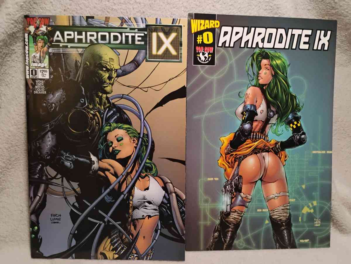 Aphrodite IX issues 04 with 2 variant covers Mint condition
