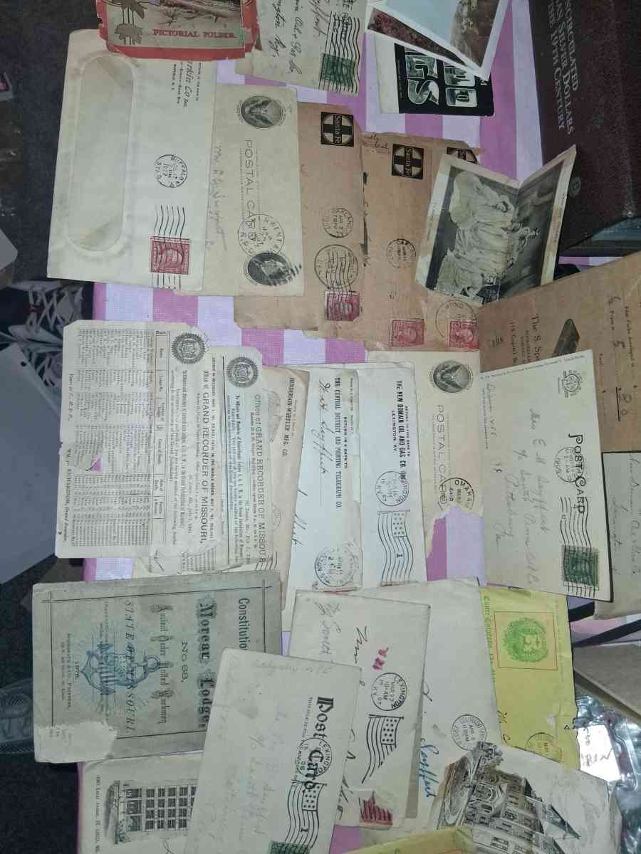 old letters and post cards