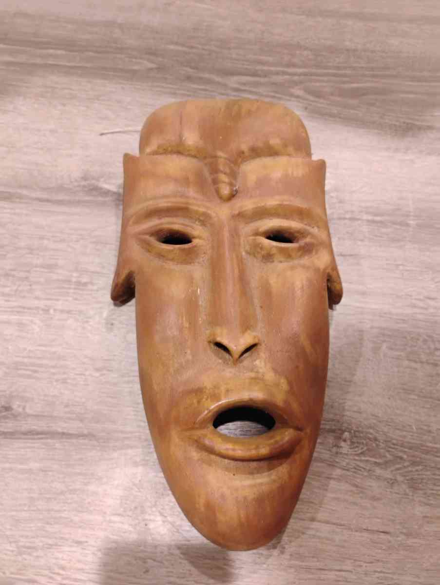 HandCarved Wooden Masks  Large Statement Wall Art Numbered