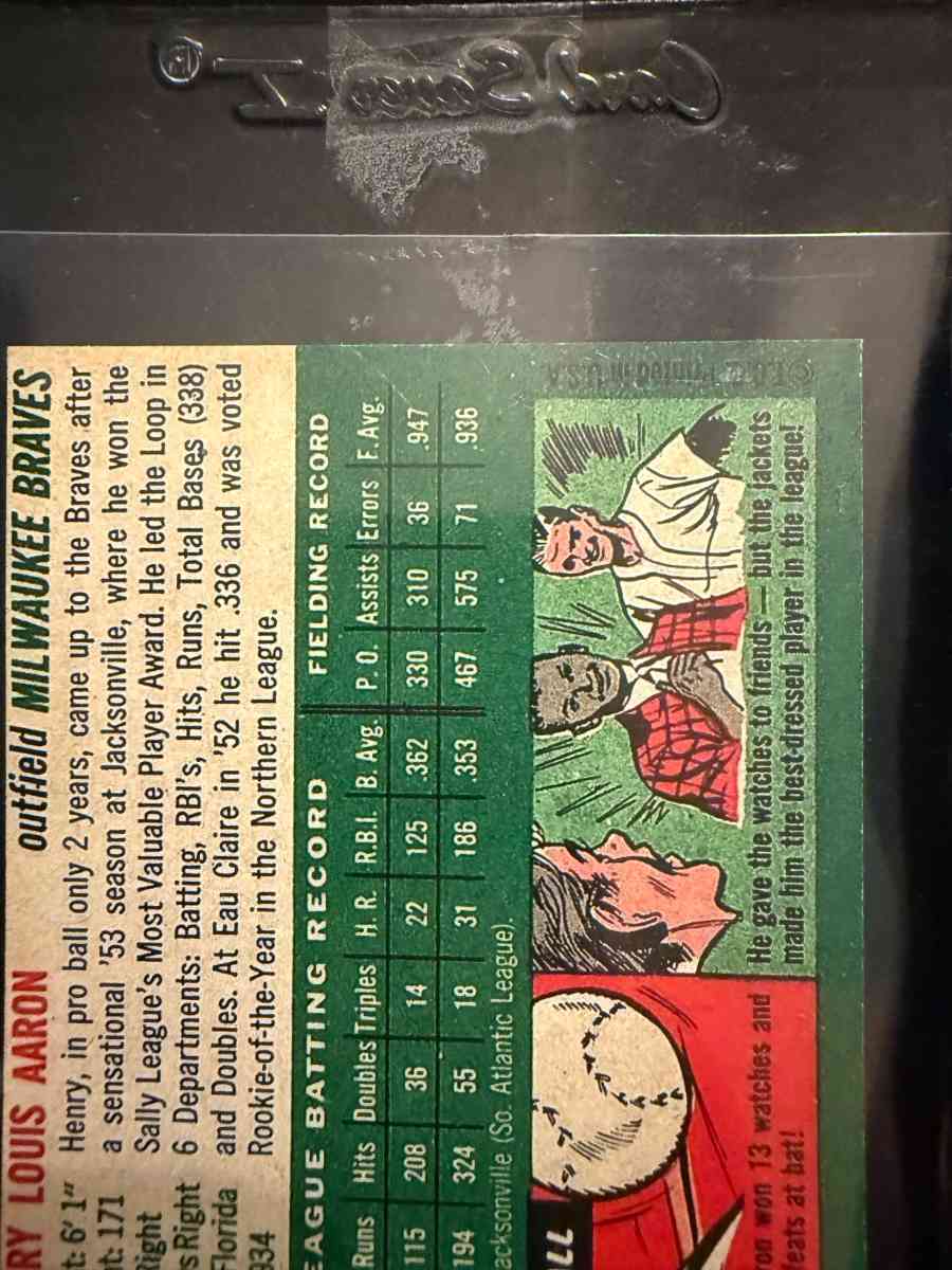 1954 Hank Aaron  128 RC