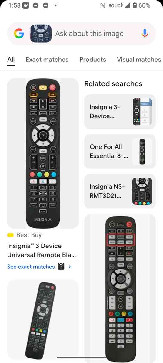 insignia remote control available today