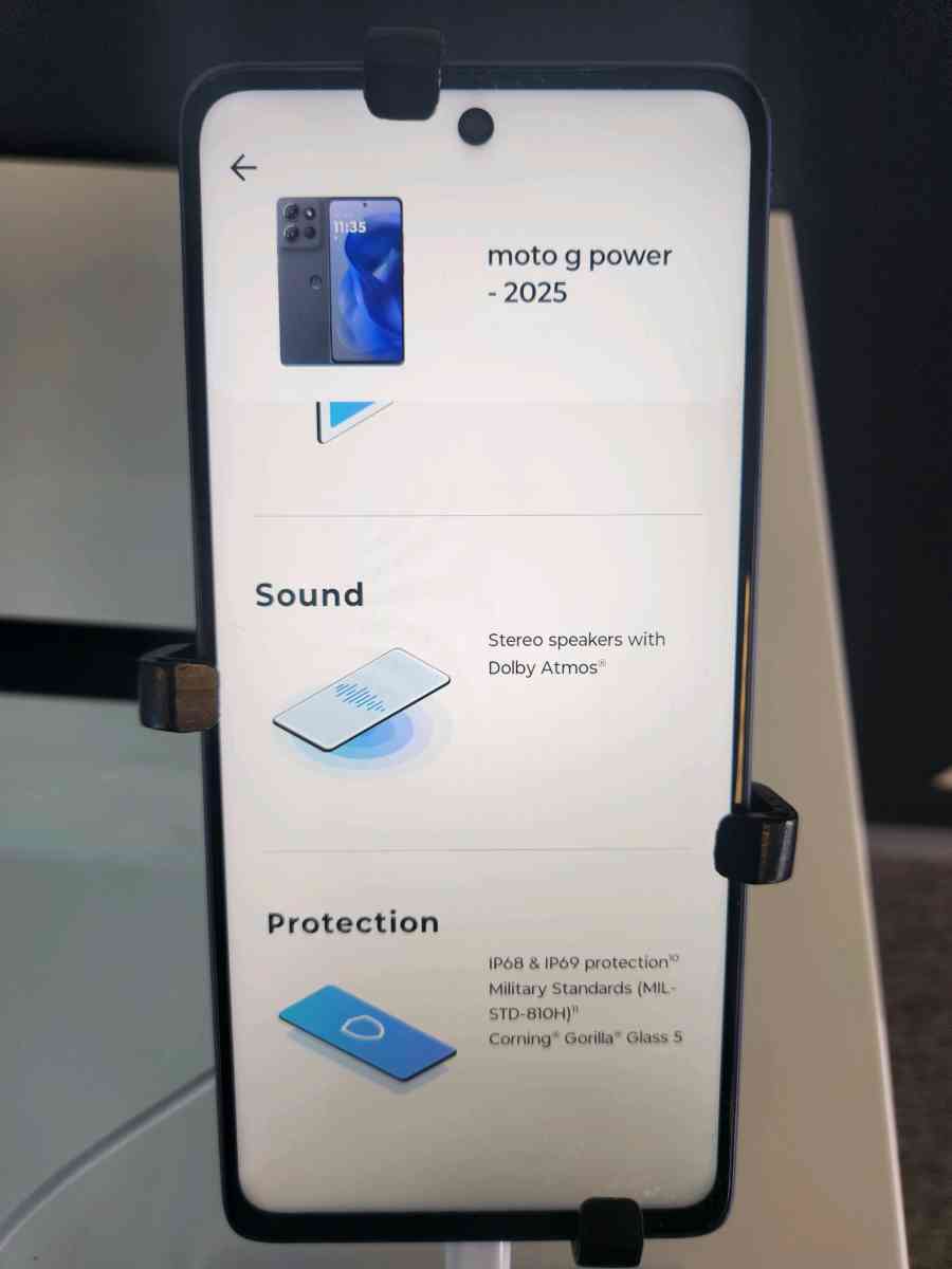 Motorola Moto G Power 2025 5G 128GB Blue