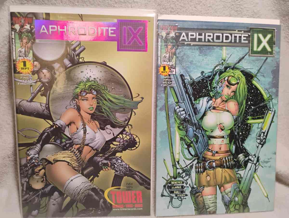 Aphrodite IX issues 04 with 2 variant covers Mint condition