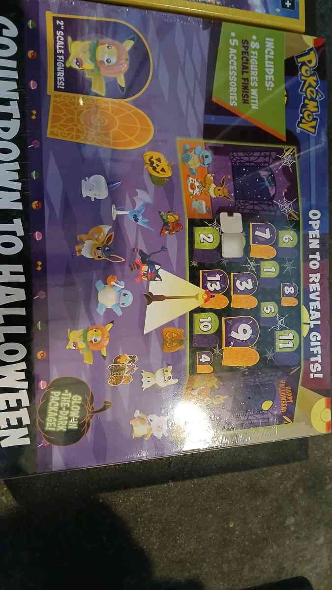 pokemon sealed game and figure set