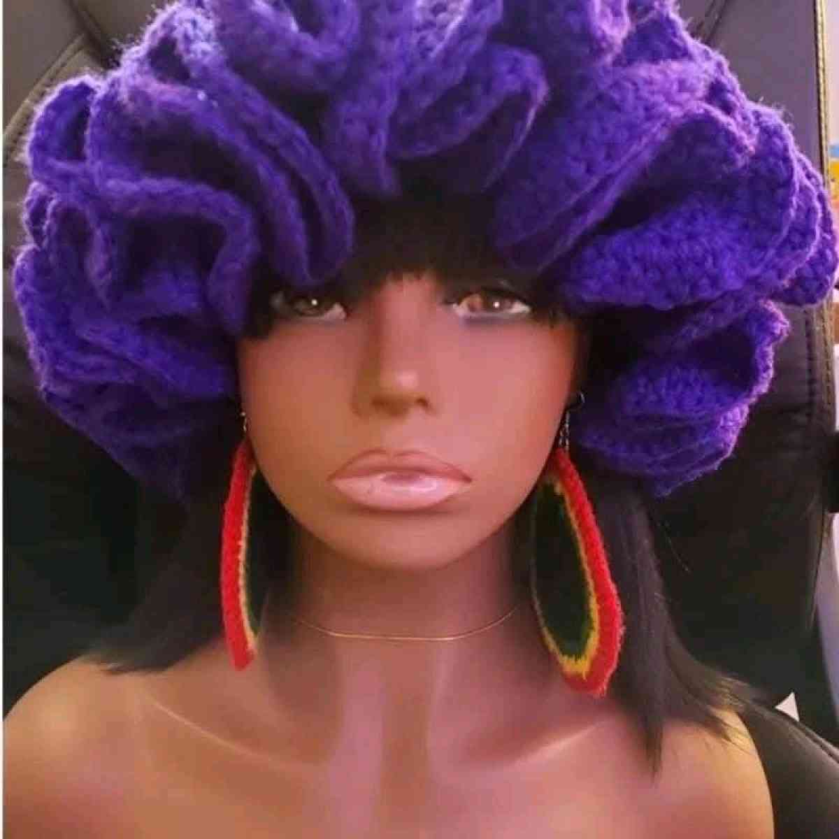 handmade crochet fashionable hat