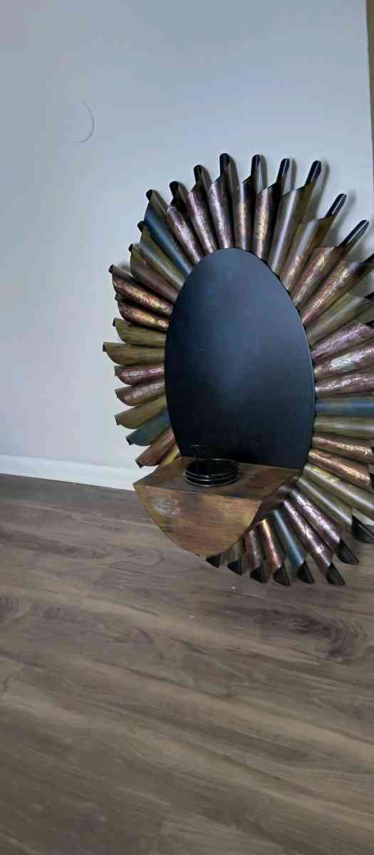 Vintage Wall decor with candle holder