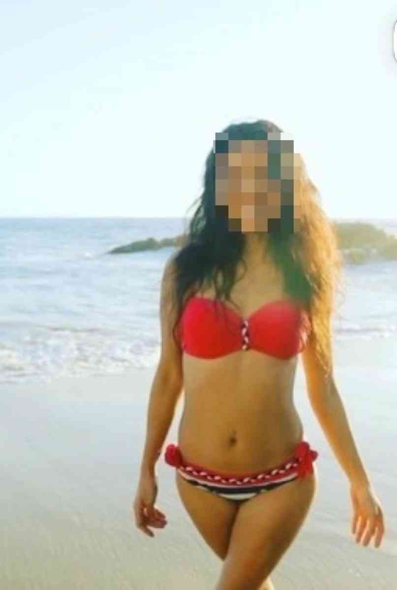 Hot Pink  Black Striped Bikini Set  Padded Bra Top with Brai