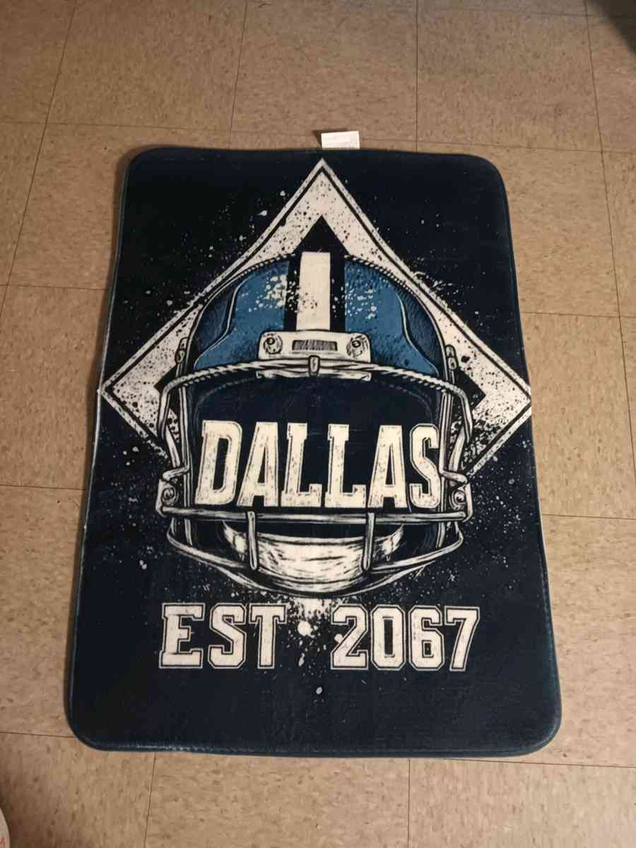 dallas cowboys bathroom rug