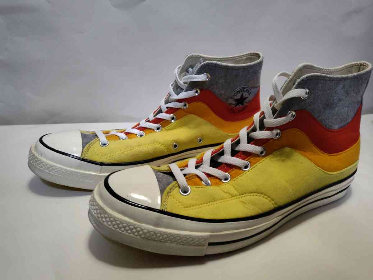 Converse Chuck 70 NorEaster Felt Orange Red High Tops size13