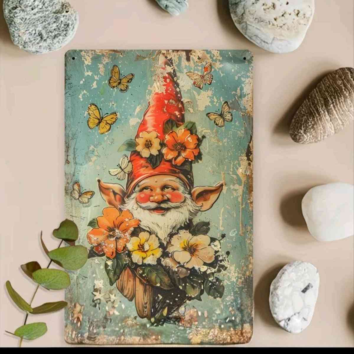 Metal Wall Decor Gnome