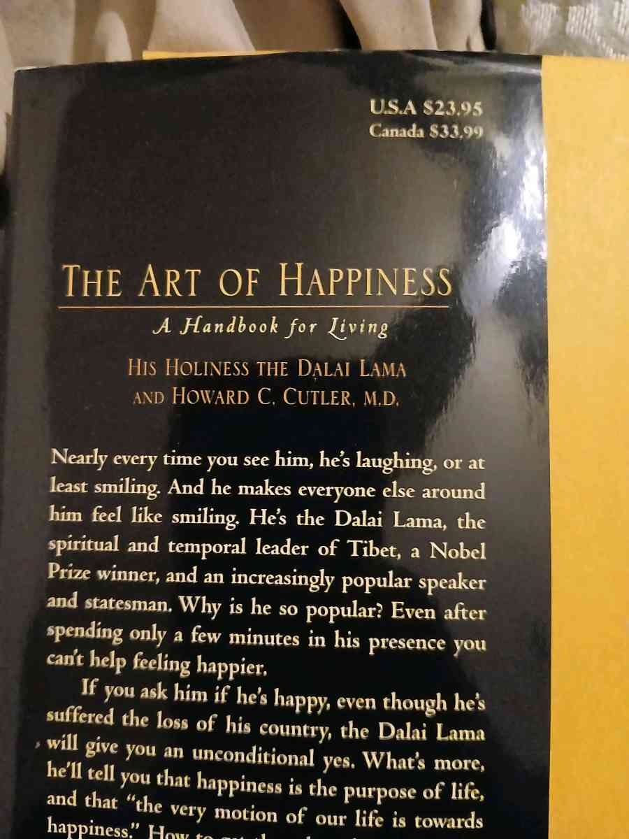 The art of happiness by his holiness  the Dalai lama