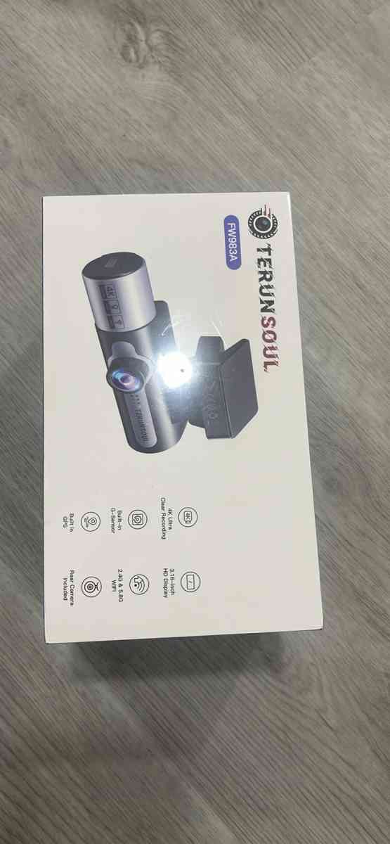 4K Dash Cam Front and Rear